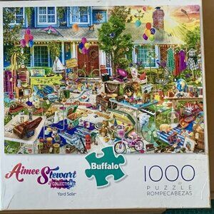 Puzzle 1000 pc Aimee Stewart Yard Sale complete